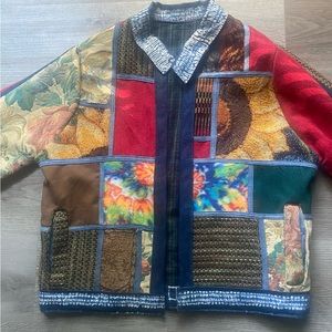 A man floral vintage jacket